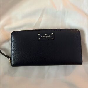 Kate Spade Midnight Navy Zip Wallet